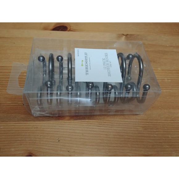 Threshold 12 pack Shower Hooks - Picture 2 of 9